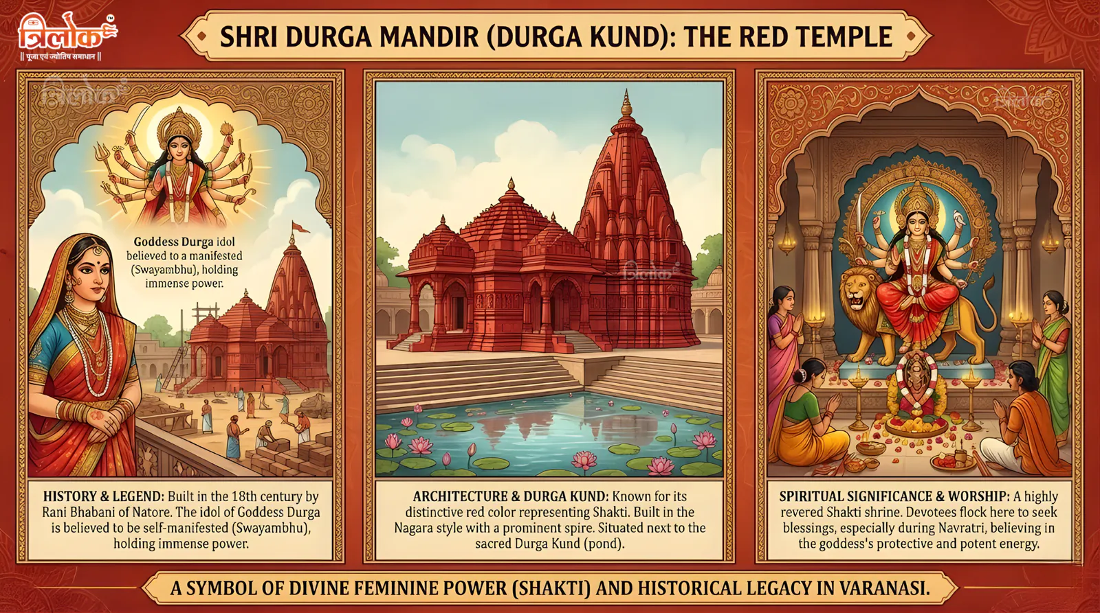 Shri Durga Mandir (Durga Kund): The Red Temple